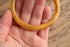 Marbled Yellow Bakelite Bangle